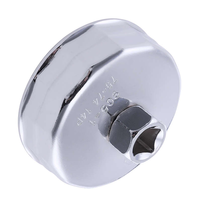74Mm 14 Flutes Oil Filter Socket Wrench Cup Cap Removal Tool For Audi Toyota Vw
