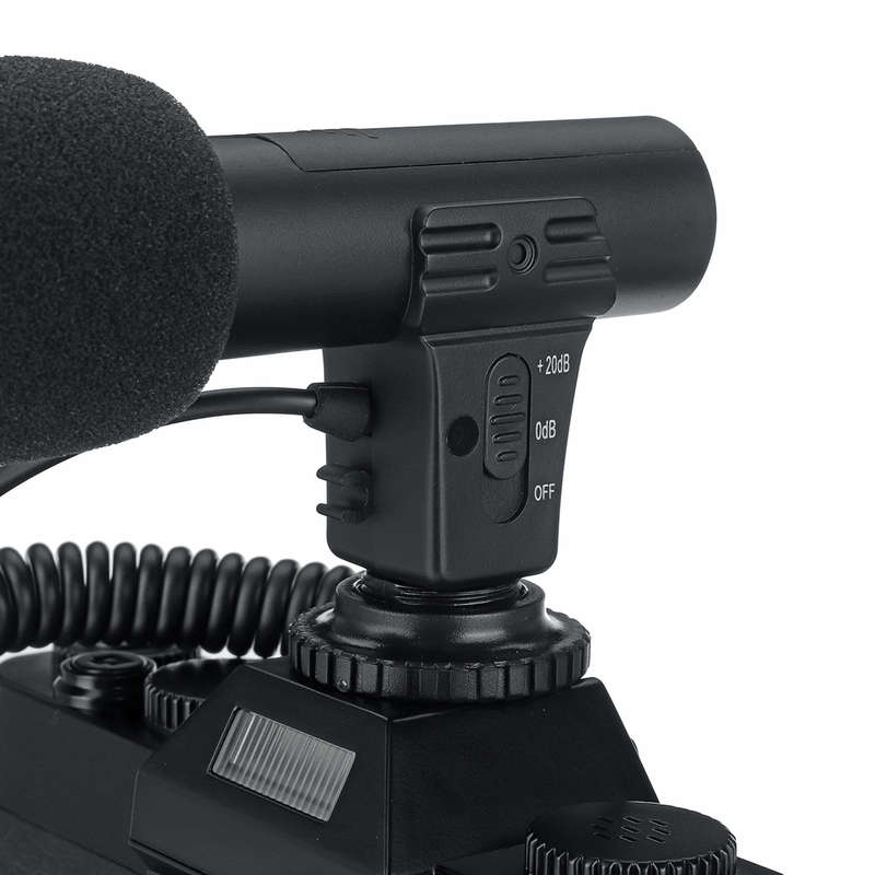 KOMERY 4K Vlog Camcorder 30MP 16X Digital Night Vision Camera Support Microphone for Tik T (Model C)