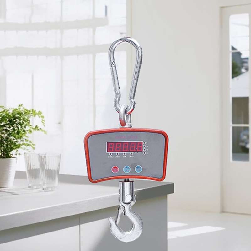 500KG/1100Lb Digital Crane Scale Heavy High Precision Metal  Industrial Electronic Hook Scale