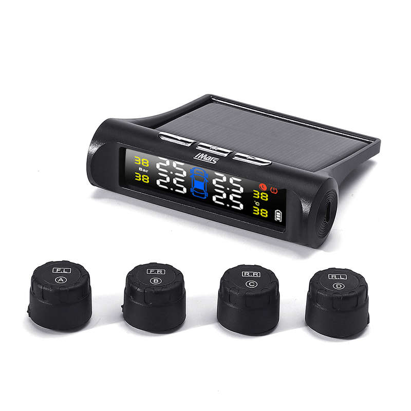 iMars T240 TPMS Solar Power Tire Pressure Monitor System Universal