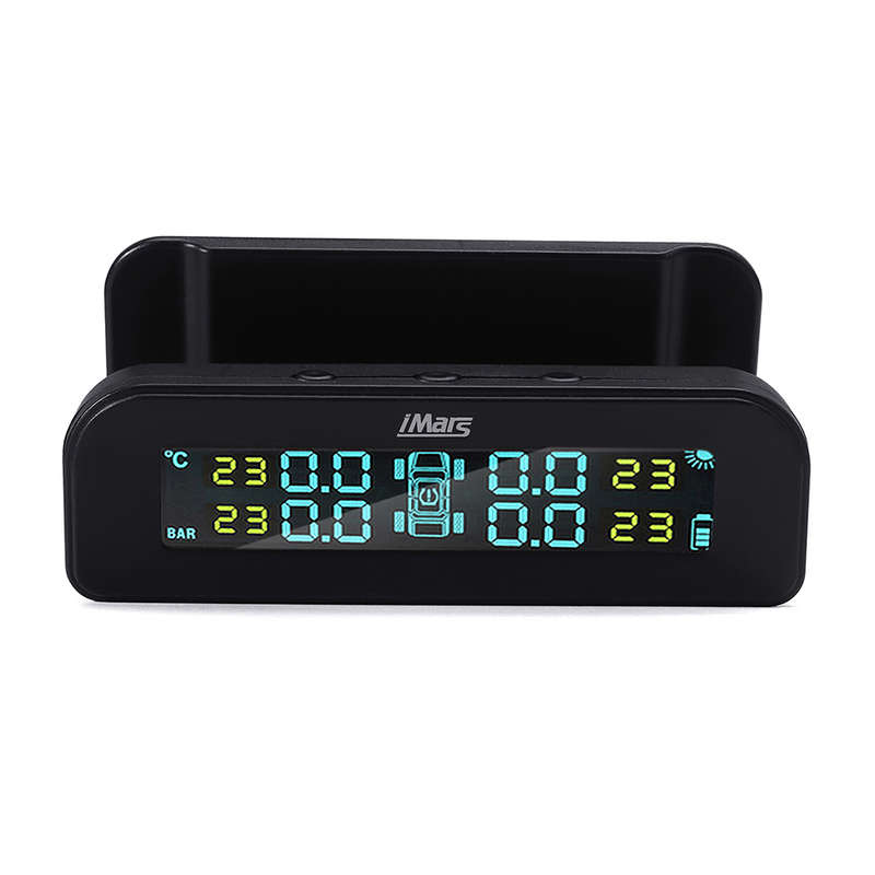 iMars T260 Solar Tire Pressure Monitor System Real-time Tester LCD Screen 4 External