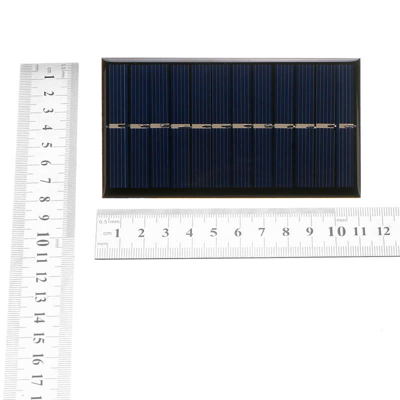 5pcs 6V 1W 60*110mm Polycrystalline Mini Solar Panel Epoxy Board for DIY Learning