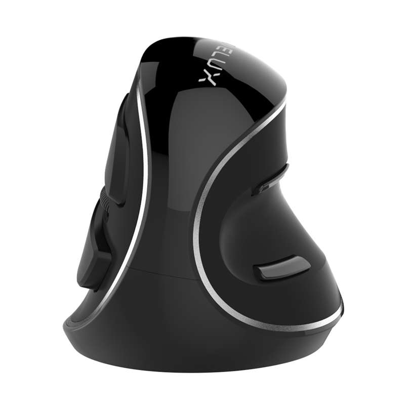 Delux M618 Plus Wireless Vertical Mouse 800/1200/1600 DPI 6 Function Buttons Ergonomic Optical Mice