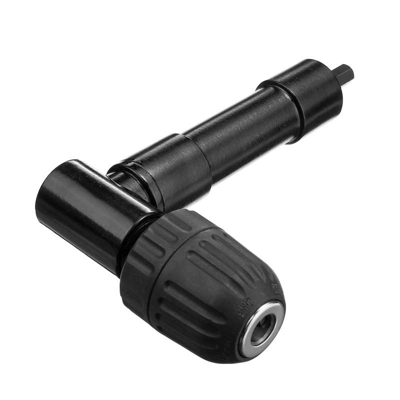 Right Angle Bend Extension 90 Degree Cordless Drill Attachment Adapter Drill Adapter Chuck (Size 2#)