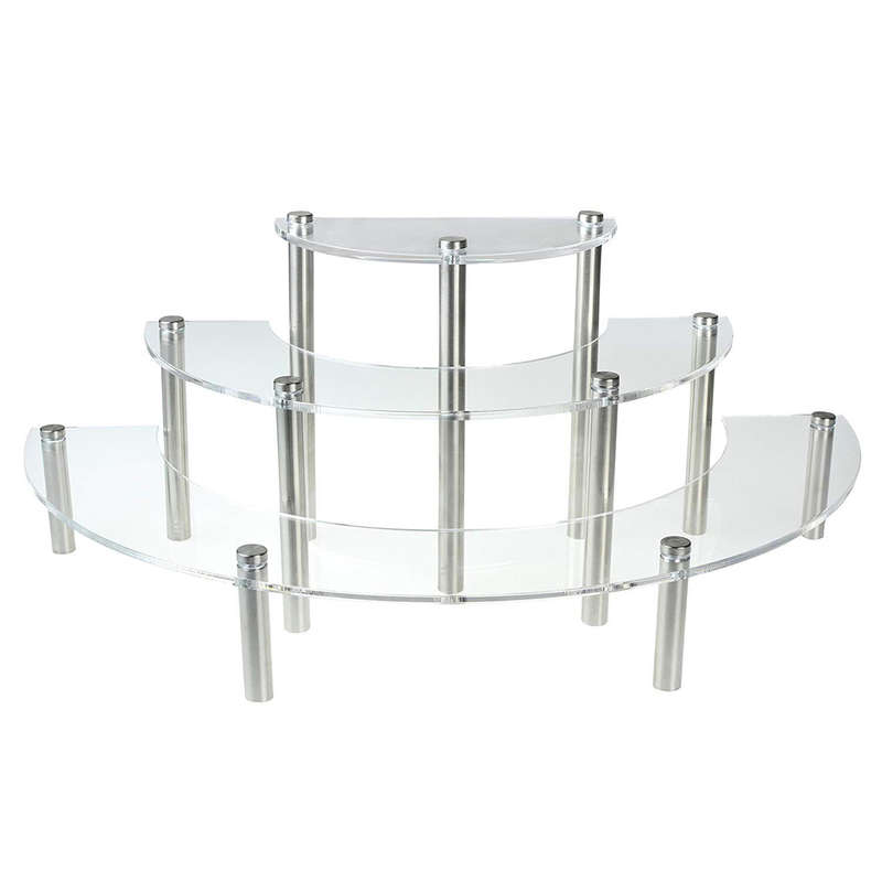 3 Tiers Cupcakes Stand Acrylic Display Desserts Stand For Home Birthda