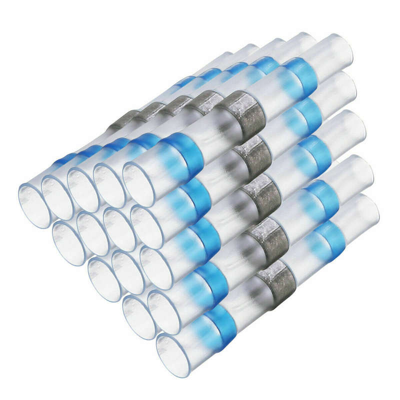 300Pcs Waterproof Heat Shrink Butt Terminals Solder Seal Sleeve Wire Connector