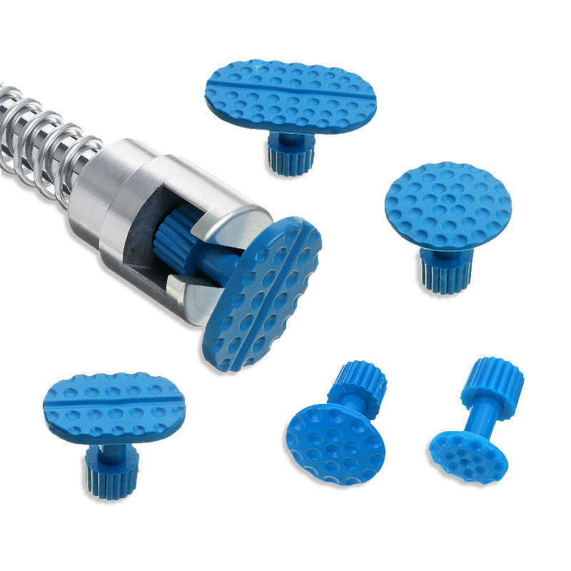 Car Dent Painless Repair Tools Kit 30PCS Pulling Tabs with Puller Paintless Hail Removal T Bar Slide