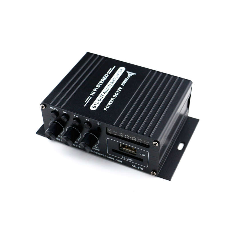 AK370 400W DC 12V / AC 220V Remote Control bluetooth HiFi Home car Stereo Amplifier Music Receiver F