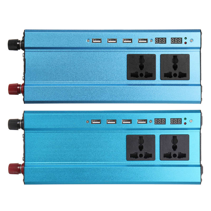 5000W 4 USB 3 Socket Car Converter Power Inverter DC 12V 24V To AC 220V Invertor (Voltage 24V-220V)