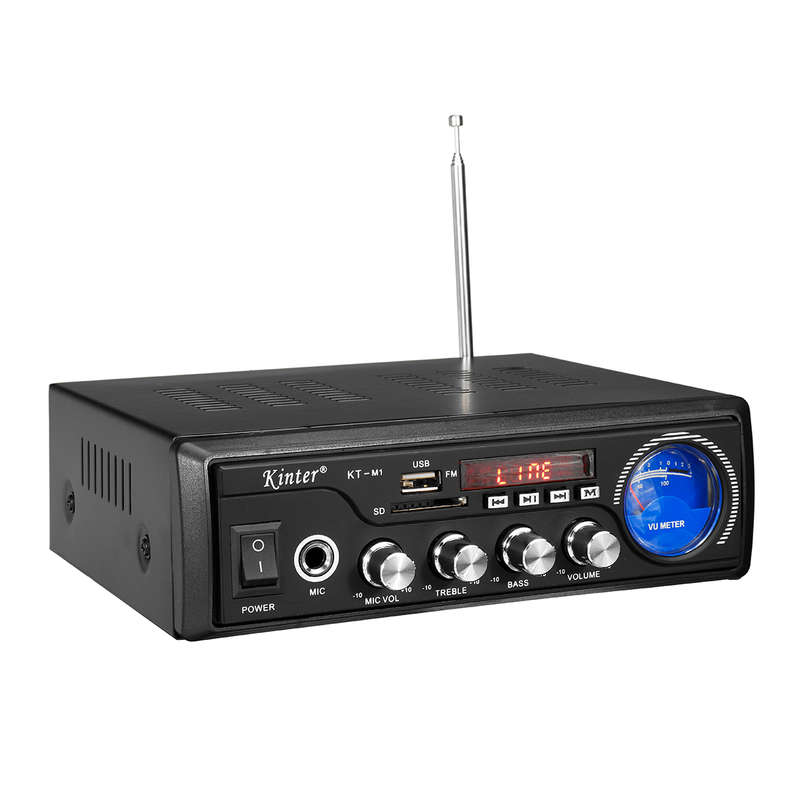 Kinter M1 60W Power Amplifier HIFI bluetooth Audio AMP with Remote Co (Plug EU Plug) - Free Shipping