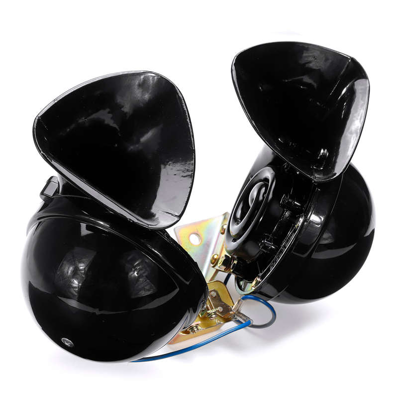 Pair 12V 300dB Waterproof Dual Electric Bull Air Horn Super