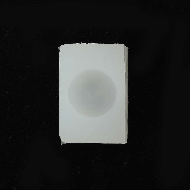 5pcs/Set Half Round Silicon Mould For Epoxy Resin Jewelry Decorative Craft