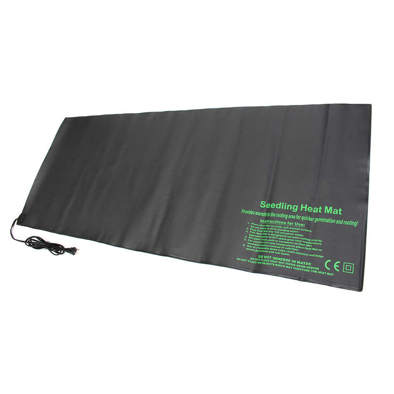 110V/220V 121X52cm Seedling Heat Mat Seeds Starter Germination Propagation Clone (Plug 220V EU Plug)
