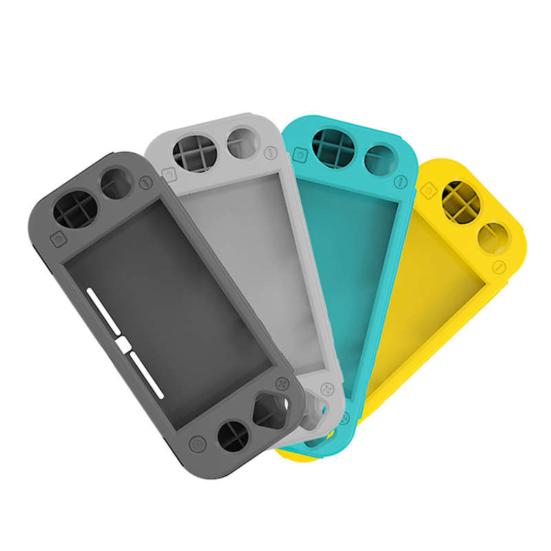 DOBE TNS-19180 Silicone Case with Tempered Film Rocker Cap Set for Nintendo Switch Lite Game Console