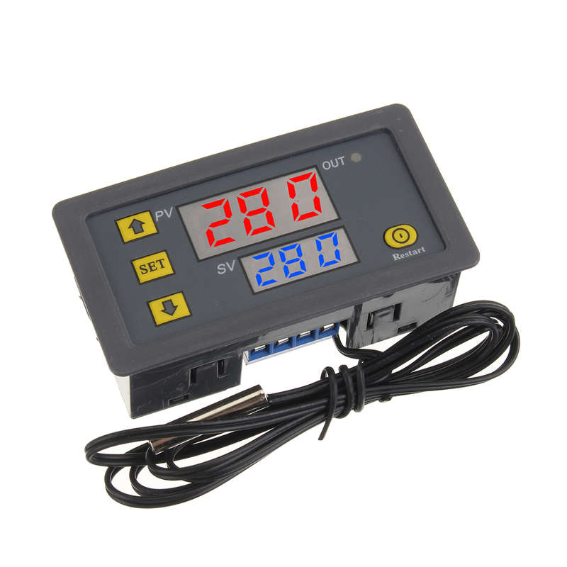 -50~120  LCD Digital Thermometer Temperature Sensor For Home Thermal Regulator Controller AC110-220V