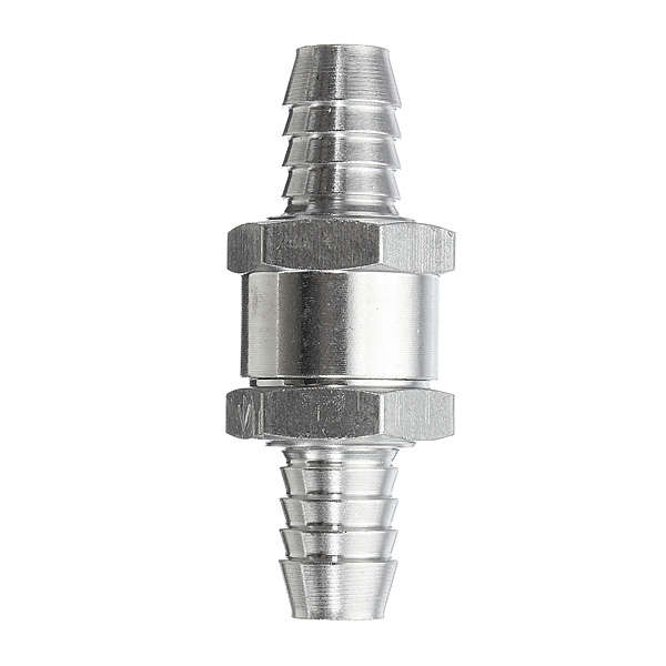 2ps12mm Aluminium Fuel Non Return Check Valve One Way Petrol Diesel