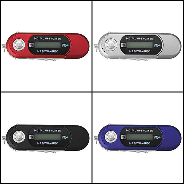 8GB Mini MP3 USB Flash Drive LCD Music Player With FM Radio
