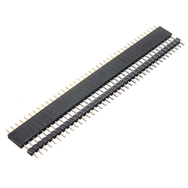 50 Pair 40 Pin Header 2.54mm Male Female SIL Socket Row Strip PCB Connector