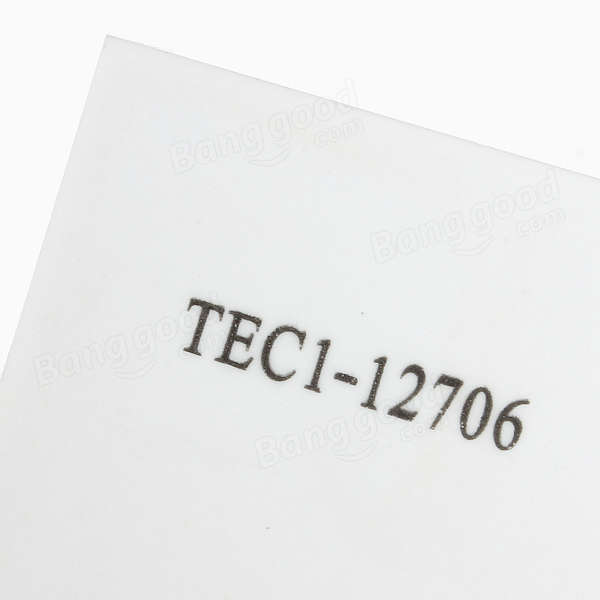 5Pcs TEC1-12706 40x40mm Thermoelectric Cooler Peltier Plate 12V 60W