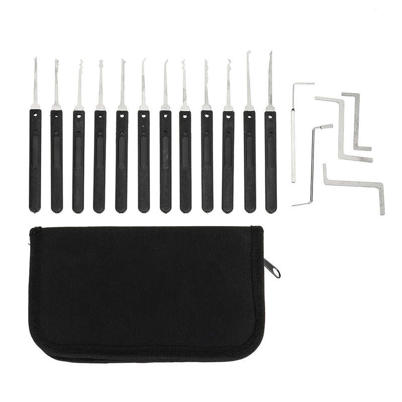 42PCS Stainless Steel Opening Padlock Matching 3 Transparent Practice Locks Quick Opening Padlock Se