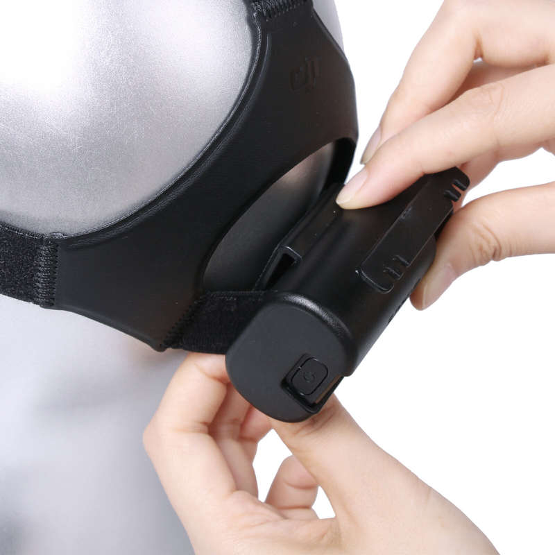 Sunnylife Headband Battery Storage Case Back Clip Holder for DJI FPV Goggles V2 Flying Glasses Power