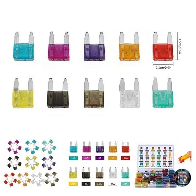 272pcs Automotive Car Fuses Kit Auto Blade Fuse Assortment Set Standard/Mini/Low Profile for Boat Tr
