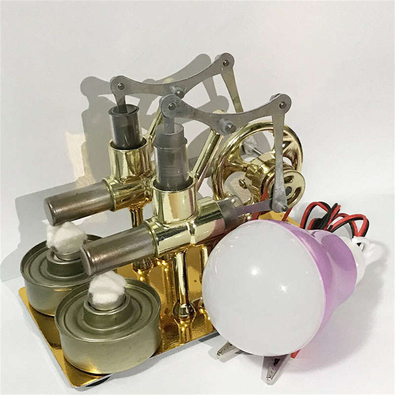 Stirling Engine Model Kit Steam Power Physics Popular Science Small Production Invention Experiment