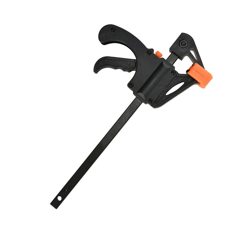 2pcs 4 Inch Woodworking F Clamp Quick Ratchet Release Speed Squeeze Bar Clamp Clip Spreader DIY Wood