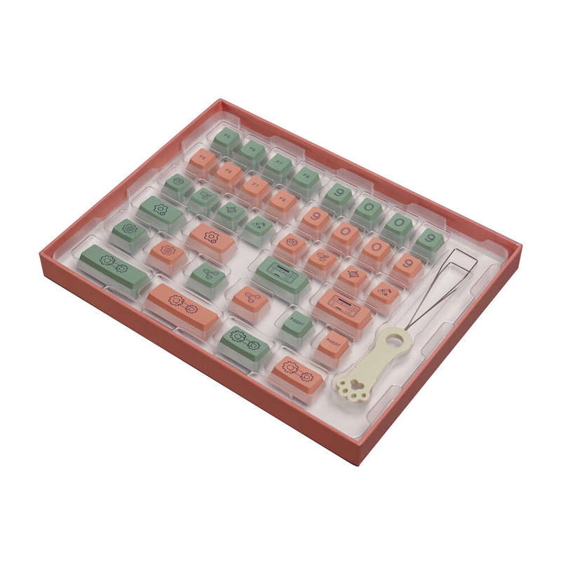 AKKO 38 Keys 9009 Retro Supplement Keycap Set R2 OEM Profile PBT Sublimation Keycaps for Mechanical