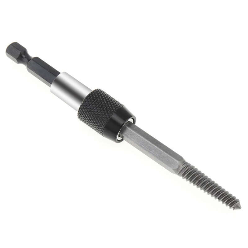 6pcs Bolt Remover Screw Extractor HSS Screw Remover Drill Bits with Hex Shank for Broken Damaged Bol