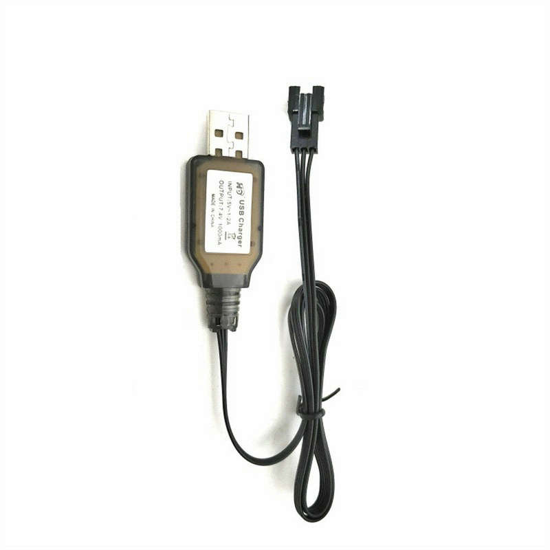 SG PINECONE FORSET 1612 WPL WP14 1/16 RC Car Parts USB Charger Charging Cable 7.4V 1612-055 Vehicles