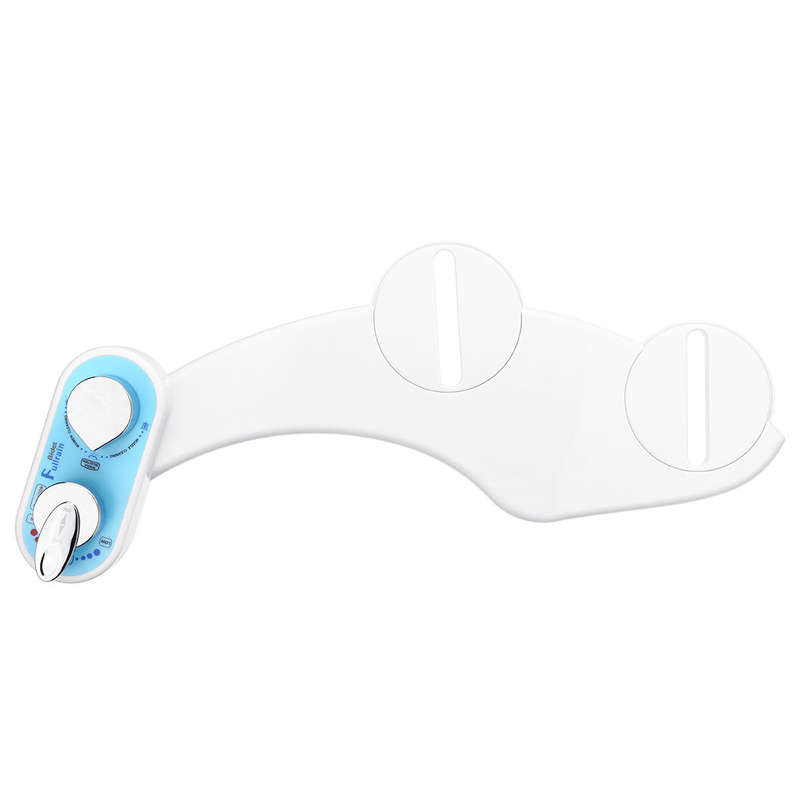 Toilet Bidet Hot/Cold Water Dual Spray Non-Electric Mechanical Self Cleaning Adjustable Angle Bidet