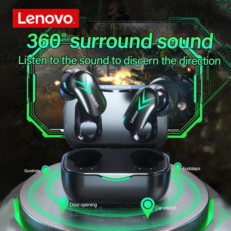 Lenovo XT82 TWS bluetooth 5.1 Earphone Gaming Headset Low Latency LED Power Display 13mm Large Drive