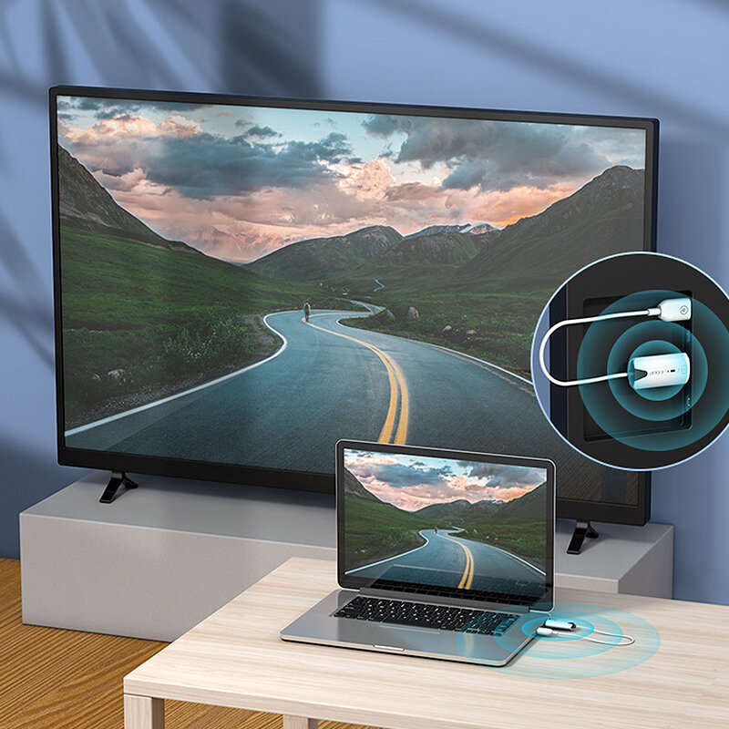 EDUP Wireless HDMI-Compatible Transmitter and Receiver 1080P@60Hz Extender Long Range Video Audio Pr