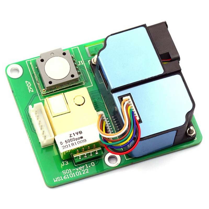 ZPHS01 All-in-one Gas Detection Module Carbon Dioxide Dust PM2.5 Sensor PM2.5 + CO2 + CH2O + Tempera