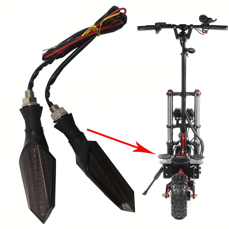 36-60V Universal Electric Scootor Taillight E-bike Turn Signal Light + Brake Light For LAOTIE ES18 E