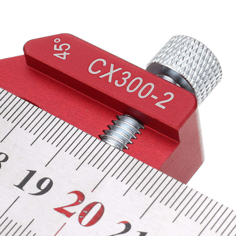 Enjoywood Line Scribe Ruler 45 90 Degree Adjustable Stainless Steel Woodworking Tool Locator 12 Inch