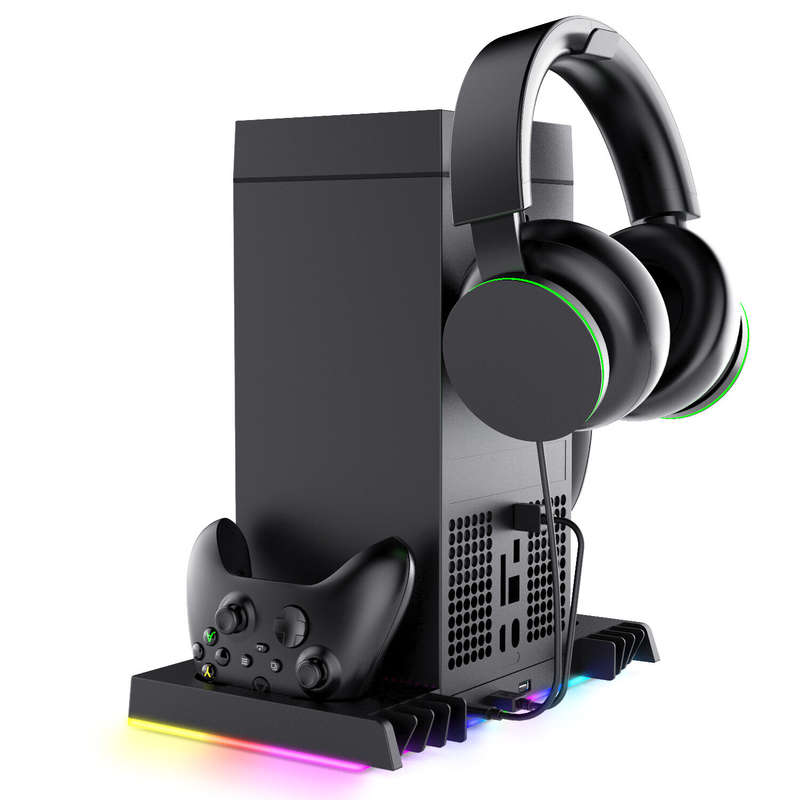 Ipega PG-XBX024S Rooftop Cooling Fan for Xbox Series X Host RGB Intelligent Temperature Control Base