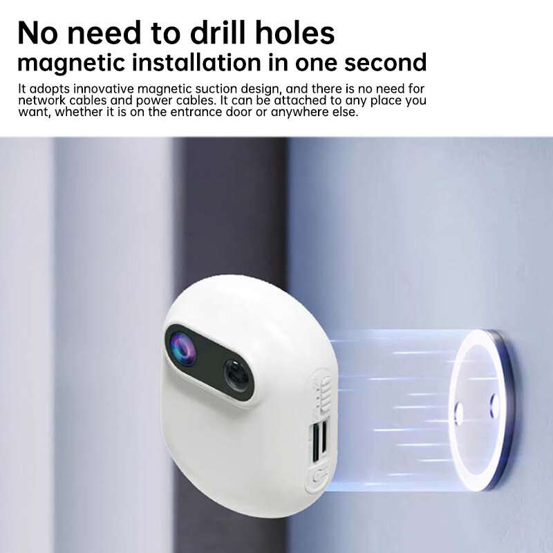 2MP HD Wireless 4G LTE Security Camera 130 Wide Angle Night Vision AI Human Tracking Two-Way Audio C