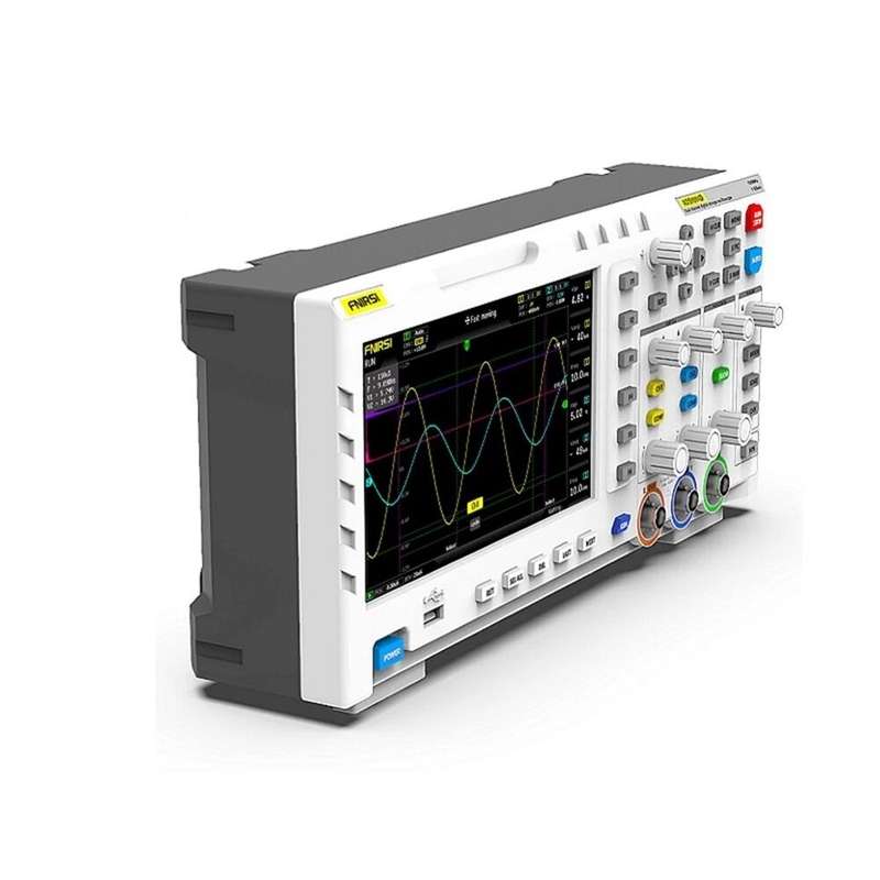 FNIRSI-1014D 7 Inch TFT LCD Display Screen 2 In 1 Dual Channel Input Storage Oscilloscope Digital Si