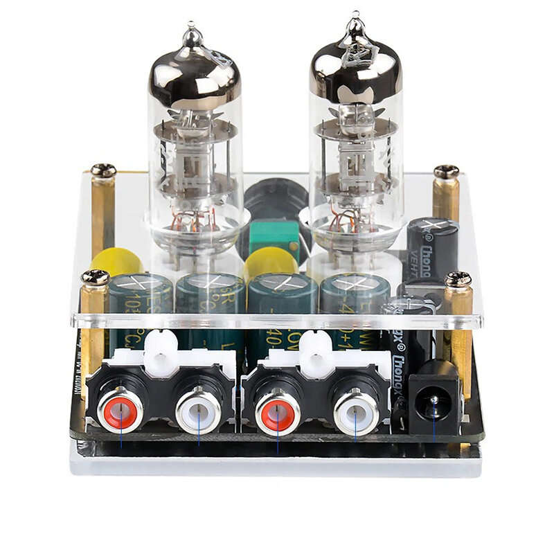 HiFi Tube Preamp 6A2 Tube Preamplifier Amplifiers Upgraded Bile Buffer Auido Amp Speaker Sound Ampli