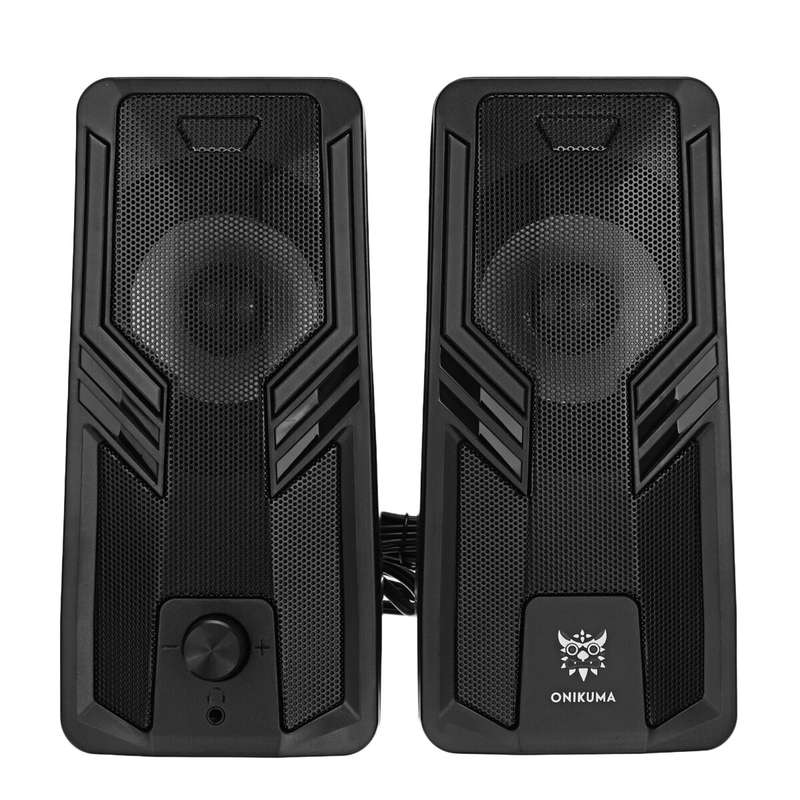 ONIKUMA G6 Computer Speaker 5W*2 Multimedia Speaker with 2.0 Channel HIFI Sound 360 Surround Sound R
