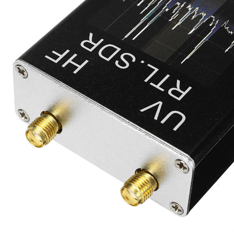 100KHz-1.7GHz Full Band UV HF RTL-SDR USB Tuner Receiver USB Dongle with RTL2832U R820T2 Ham Radio R