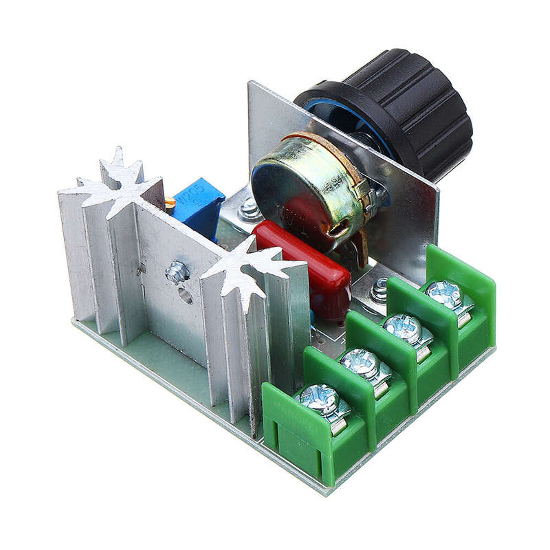 3Pcs 2000W Speed Controller SCR Voltage Regulator Dimming Dimmer Thermostat 220V 90-220V AC Adjustab