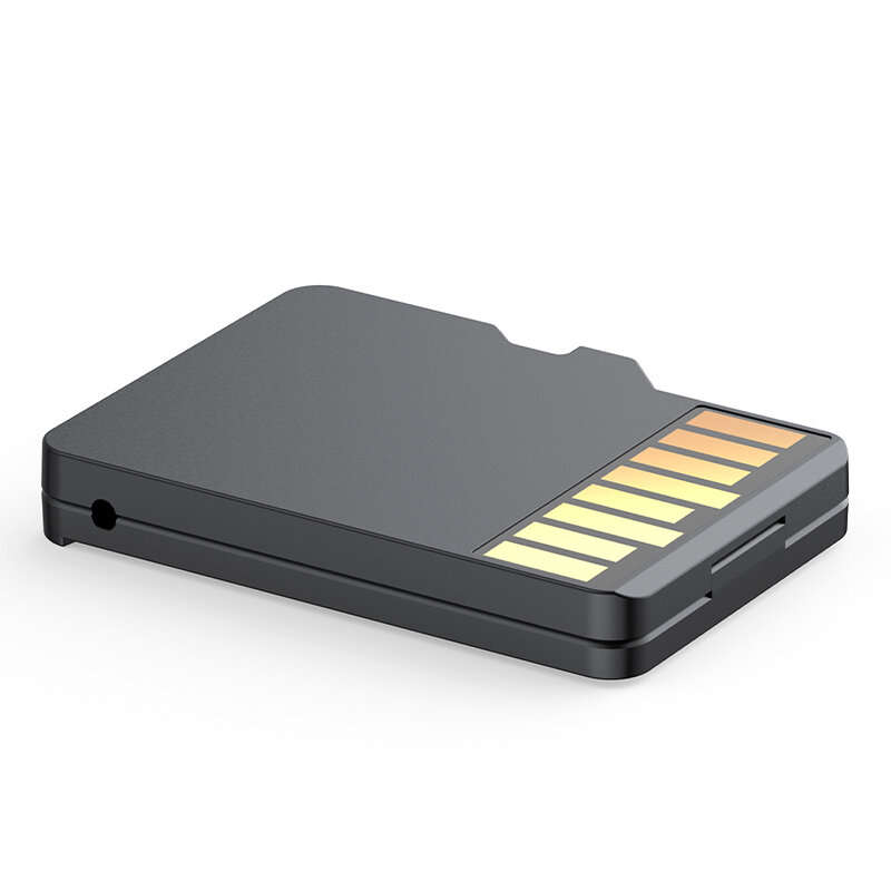 Budi CP580 TF Card Reader with TF Card Appearance Design 8 TF Cards Stroage Slots Support 480Mbps Hi