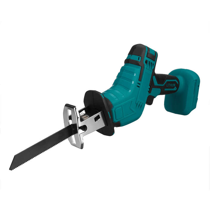 VIOLEWORKS 18V Cordless Reciprocating Saw Body With 4 Saw Blades Woodworking Pruning Saw For Makita