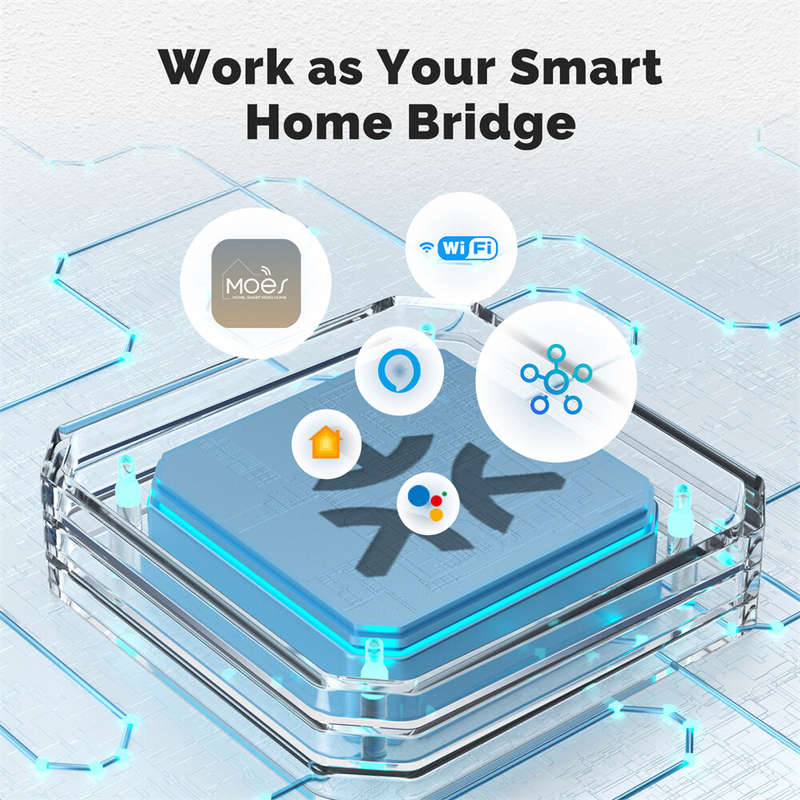 MoesHouse WM-104-M Tuya WiFi Matter Mini Smart Switch Module Relay Timer Home Automation App Remote
