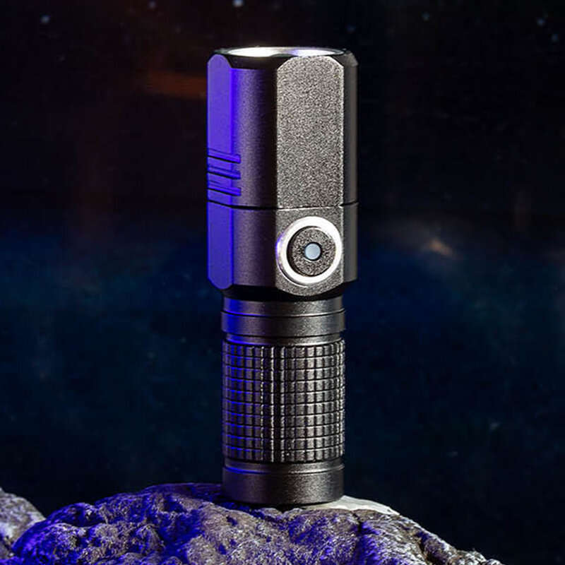 E-Smarter K91 Powerful Zoomable LED Flashlight with 18350 Battery USB Rechargeable Flash Light Campi