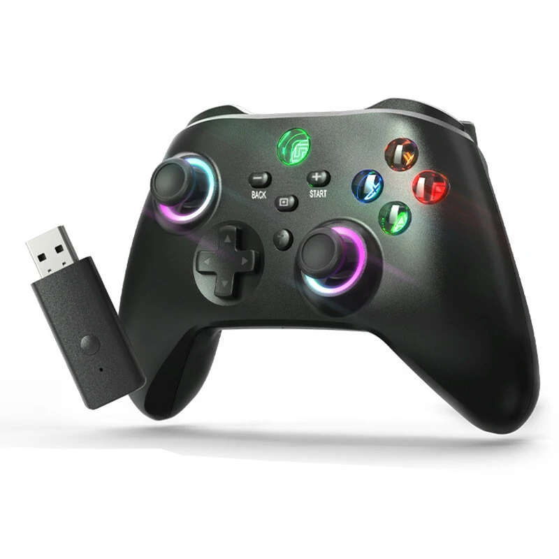 Data Frog RGB Wireless Controller Hall Trigger Joystick Gamepad for Switch Lite Game Controller with
