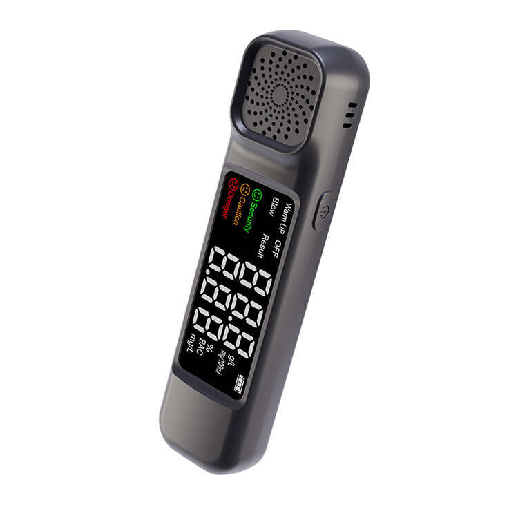 MH-665 Portable Non-Contact Air Blowing Alcohol Tester Breathalyzer LED Display Type-C Rechargeable